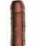 King Cock Plus - 7.5 inch Thrusting Cock with Balls Brown 