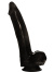 Penis Dildo Push Black 6.7 inch with Suction Cup 