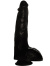 Penis Dildo Push Black 7.8 inch with Suction Cup 