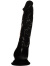 Penis Dildo Push Black 7.9 inch with Suction Cup 