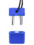 Push Xtreme Fetish - Double Inhaler with Magnetic Lock - Blau 