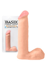 Basix 7.5 inch Dong Flesh with Balls 