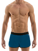 Elegant Jogging Cut Swim Shorts - Cobalt/Schwarz 