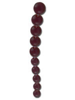 Jumbo Jelly Thai Beads - Schwarz 