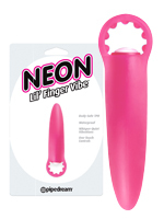 Neon Finger Vibrator Pink 