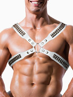White Leather Harness 